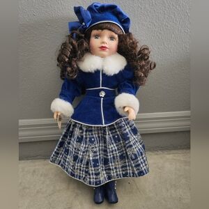 Vintage porcelain doll